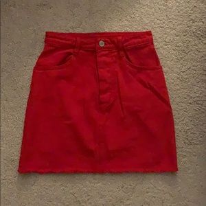 Brandy Melville red skirt